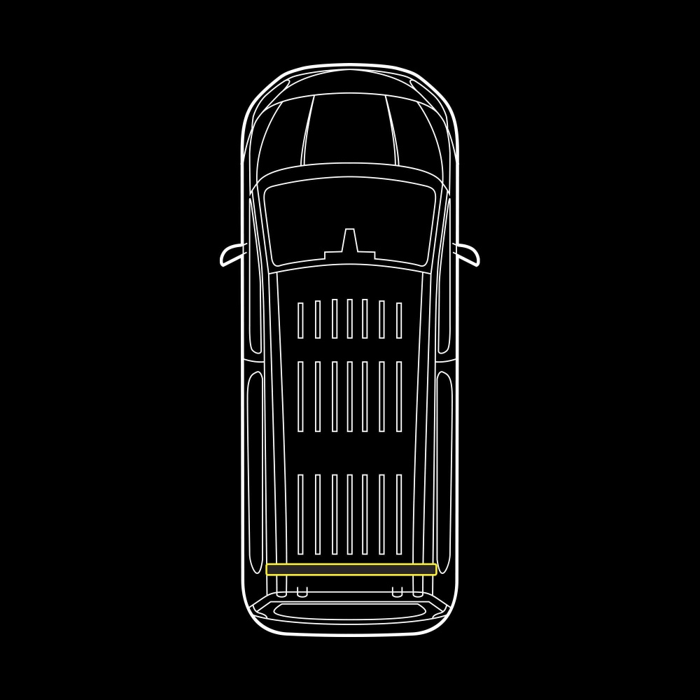 Strands Rear-mounted Monitum, Volkswagen Transporter T7