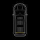 Strands Rear-mounted Monitum, Volkswagen Transporter T7 Strands Rear-mounted Monitum, Volkswagen Transporter T7