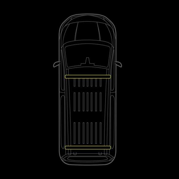 Strands Cruise Light C-Rack, för VW Transporter T7