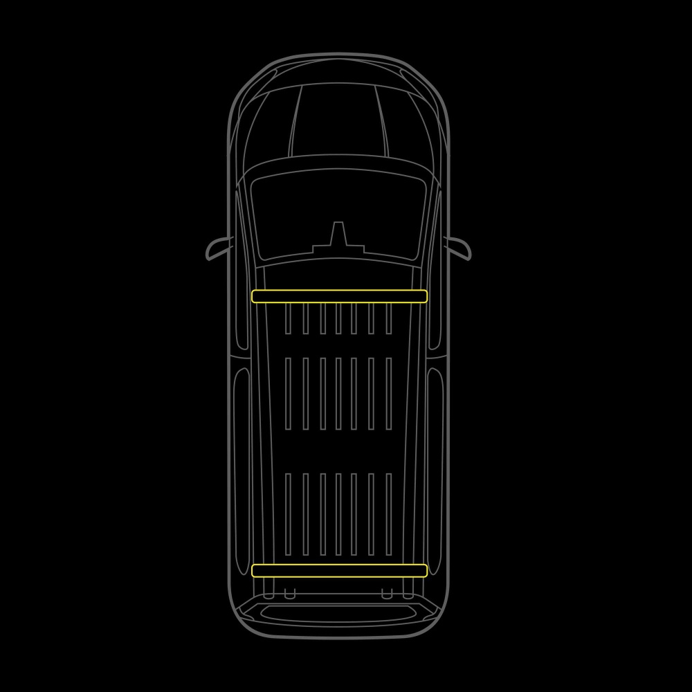 Strands Cruise Light C-Rack, för VW Transporter T7