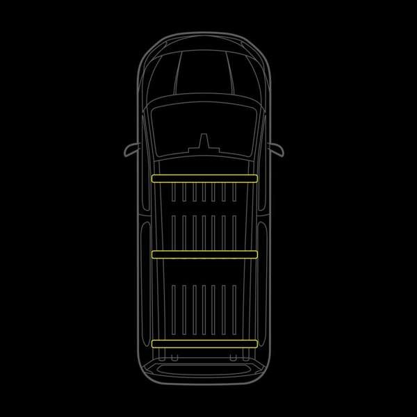 Strands Cruise Light C-Rack, för VW Transporter T7