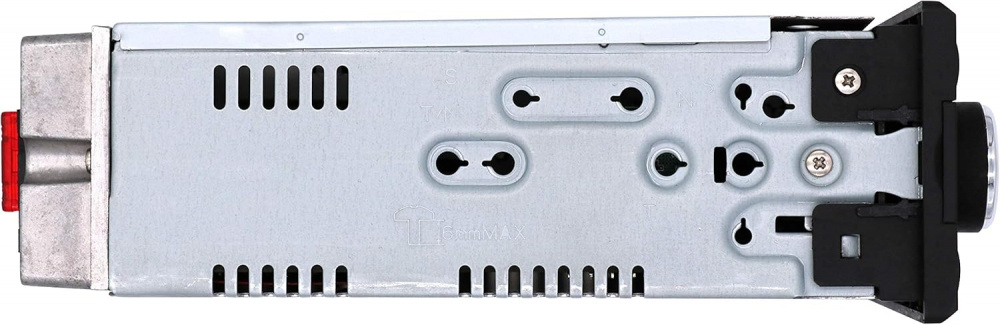 En retro bilstereo med Bluetooth och DAB-funktioner.