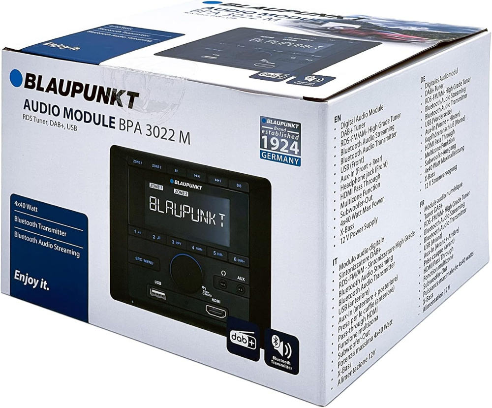 Blaupunkt BPA 3022 M, custom bilstereo till husbilar och husvagnar, returexemplar