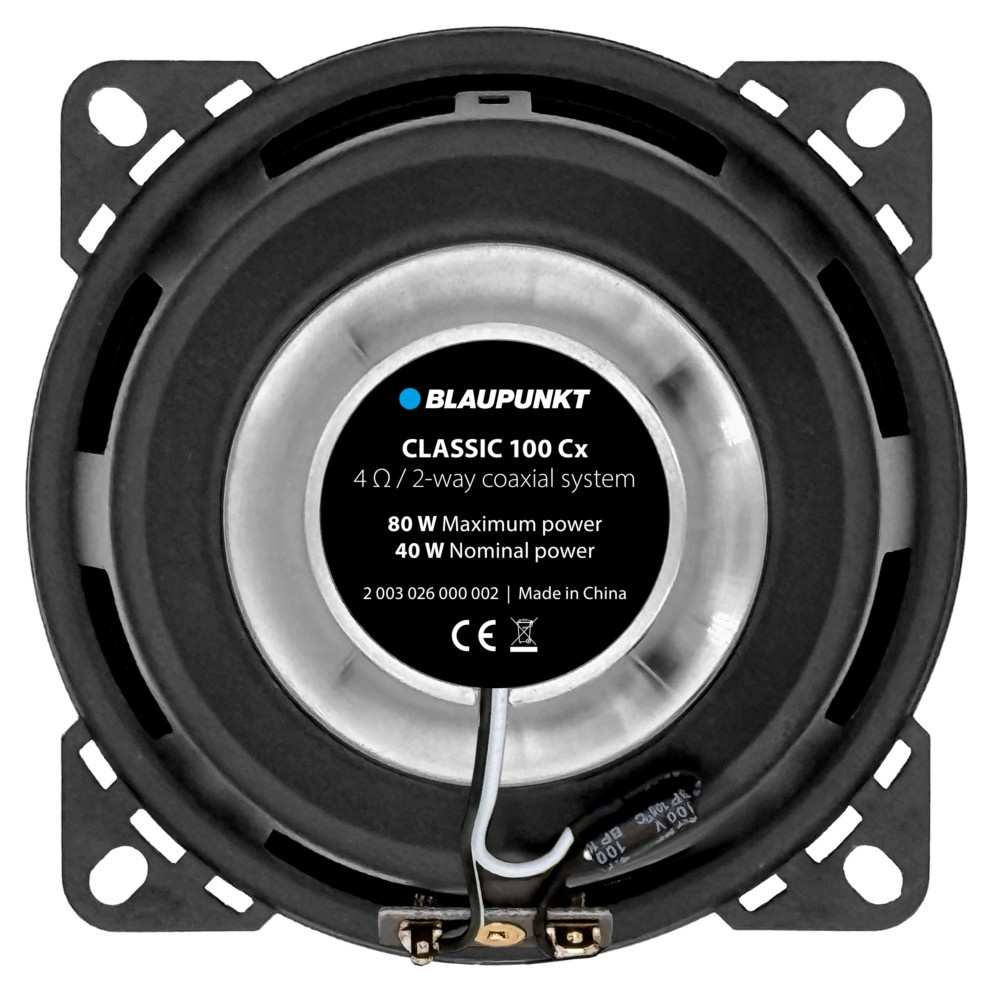 Blaupunkt CLASSIC 100 Cx, 4 tums koaxialhögtalare, par