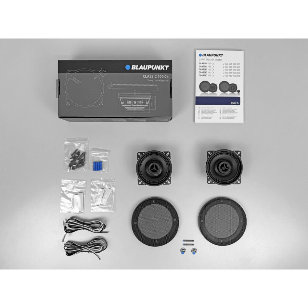 Blaupunkt CLASSIC 100 Cx, 4 tums koaxialhögtalare, par
