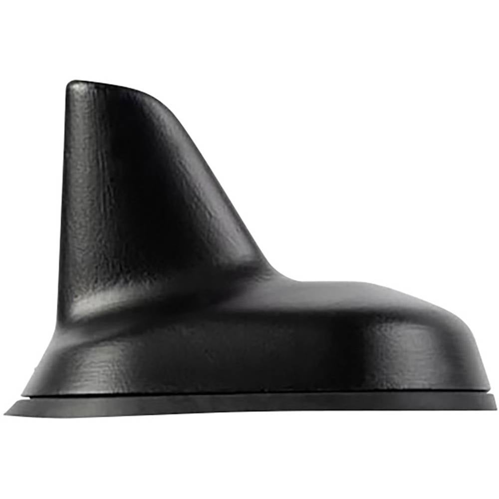 En svart takantenn med en strömlinjeformad design.