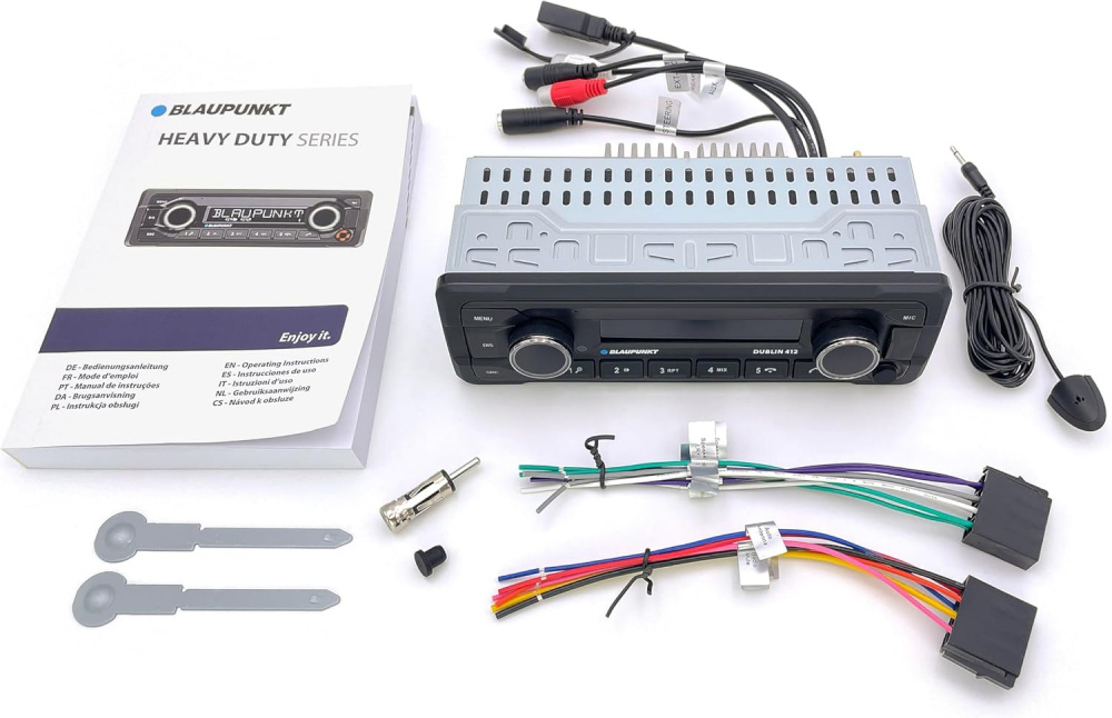 Blaupunkt Dublin 412, tålig stereo med Bluetooth och 3 par lågnivå, returexemplar