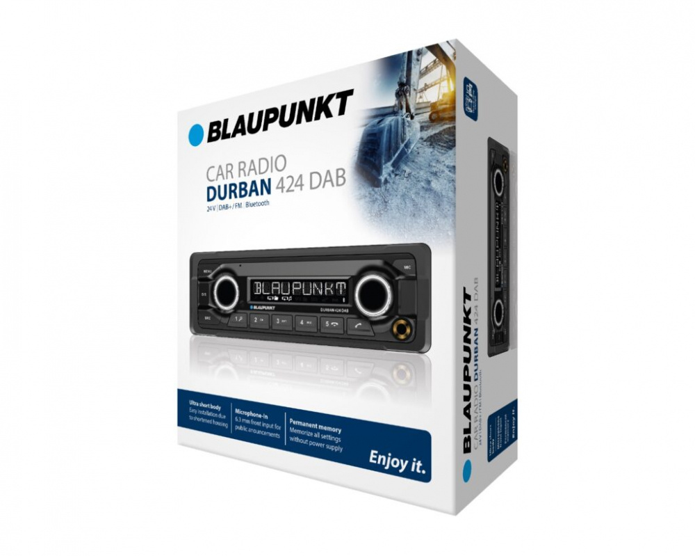 Blaupunkt Durban 424 DAB BT, 24V-bilstereo med DAB+ och BT