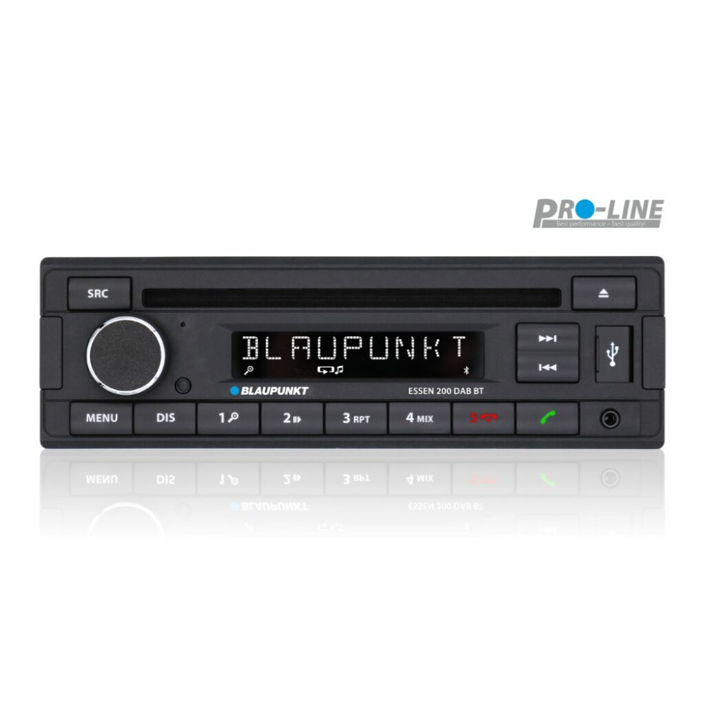 Blaupunkt Essen 200 DAB BT, retro bilstereo med Bluetooth, CD och DAB+