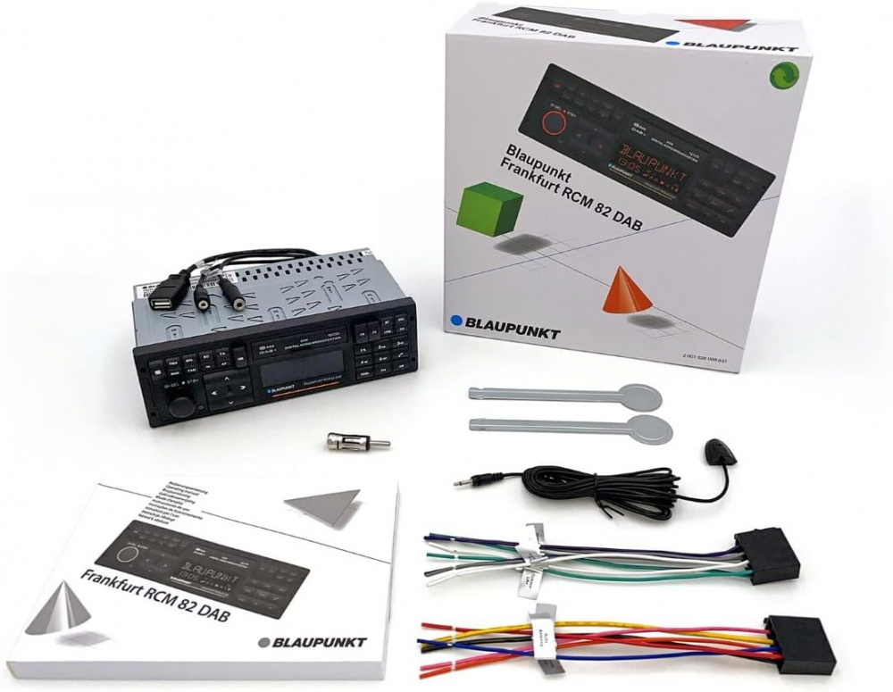 Blaupunkt Frankfurt RCM 82 DAB, retro bilstereo med Bluetooth och DAB, returexemplar