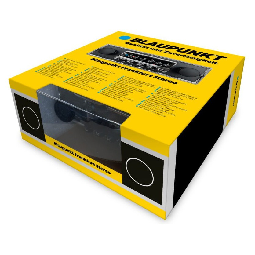 Blaupunkt Frankfurt Stereo, modern retrostereo med svart front