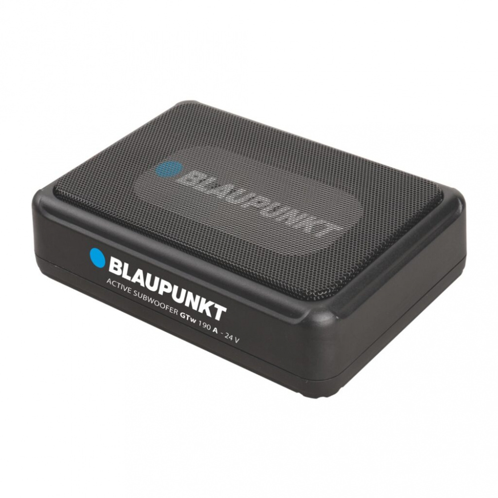 Blaupunkt GTw 190 A 24 Volt, aktiv 5x8 tums undersätesbas, returexemplar