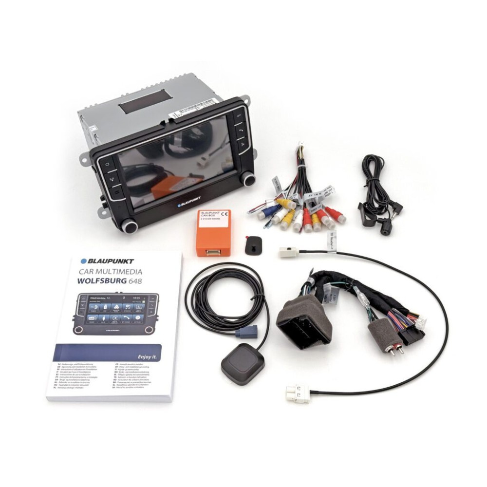 Blaupunkt Wolfsburg 648, modellanpassad bilstereo för VW, Skoda & SEAT