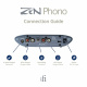 iFi Audio Zen Phono 3, RIAA-steg för vinylspelare Anslutningsguide med portar för iFi Audio Zen Phono 3.
