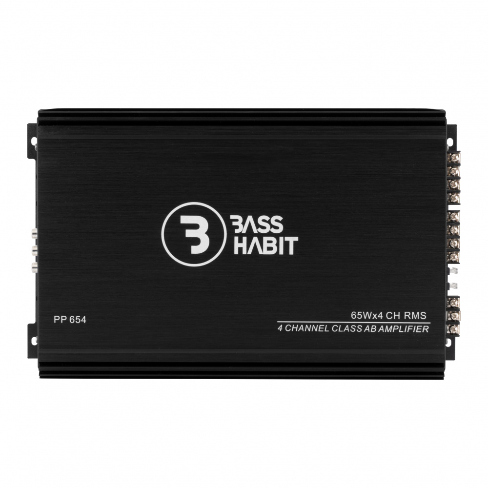 Bass Habit Play Power 65.4, fyrkanaligt slutsteg