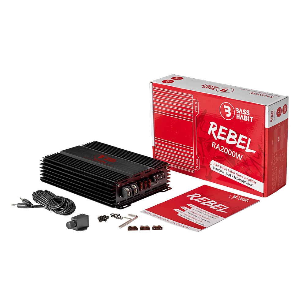 Bass Habit Rebel RA2000W, monoblock, returexemplar