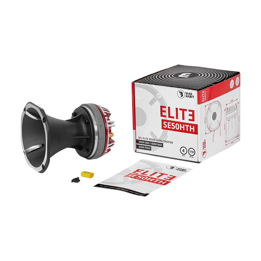Bass Habit SPL Elite SE50HTH, tung 2-tums driver