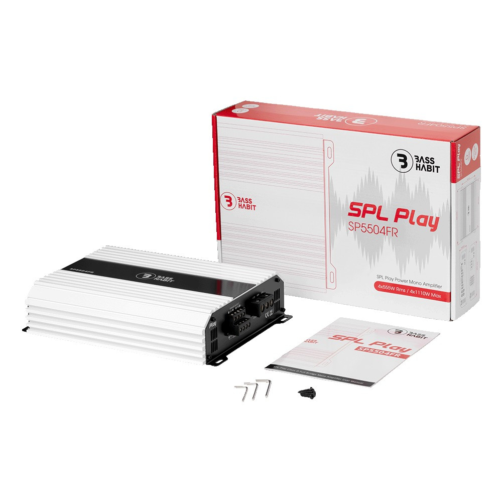 Bass Habit SPL Play SP5504FR, fyrkanaligt slutsteg