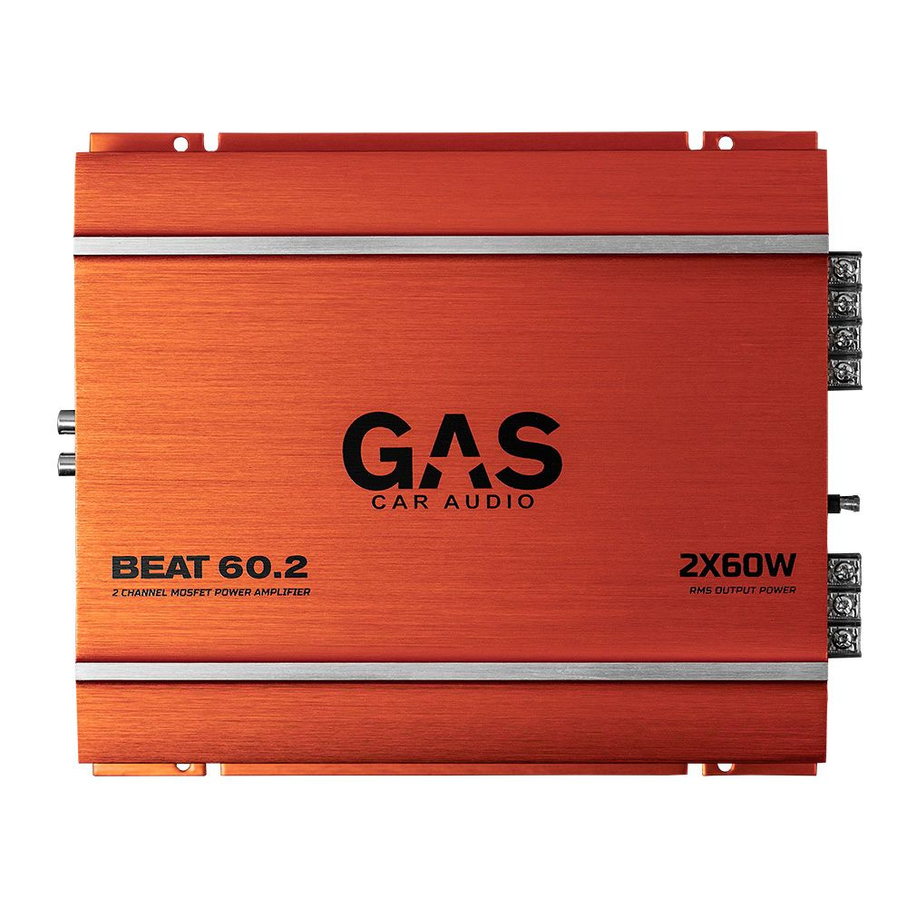 GAS BEAT 60.2, tvåkanaligt slutsteg