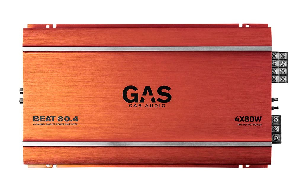 GAS BEAT 80.4, fyrkanaligt slutsteg