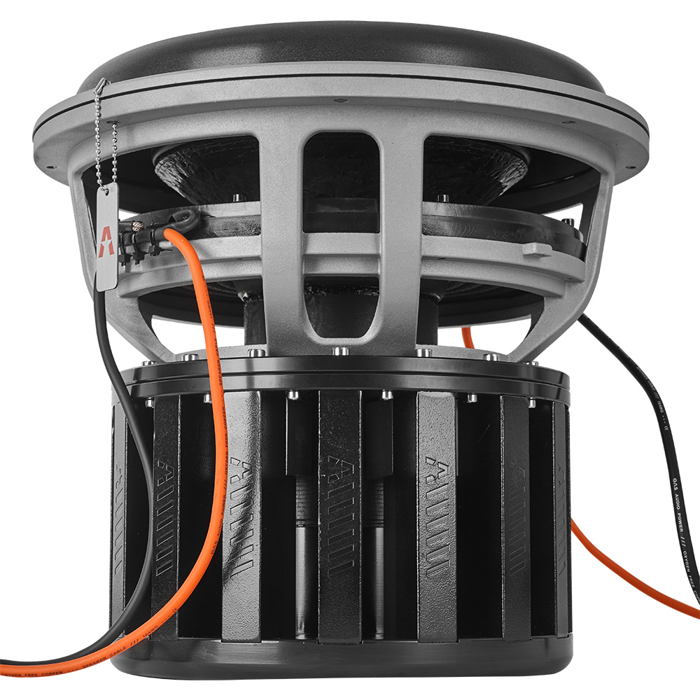 Ett 12 tums baselement med kraftig design och neodymmotor.