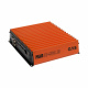 GAS MAD A1-500.1D, monoblock En orange förstärkare med fläktkanaler och flera ingångar. Modell: GAS MAD A1-500.1D.