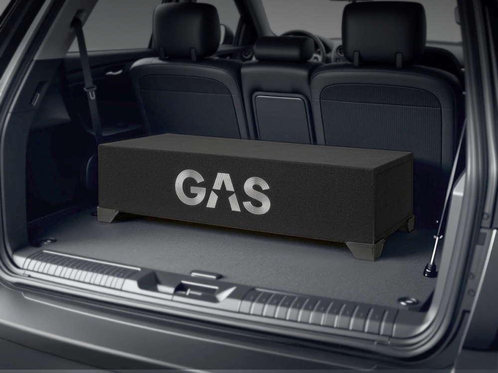 GAS MAX B1-28, riktigt tung 2x8 tum baslåda, returexemplar