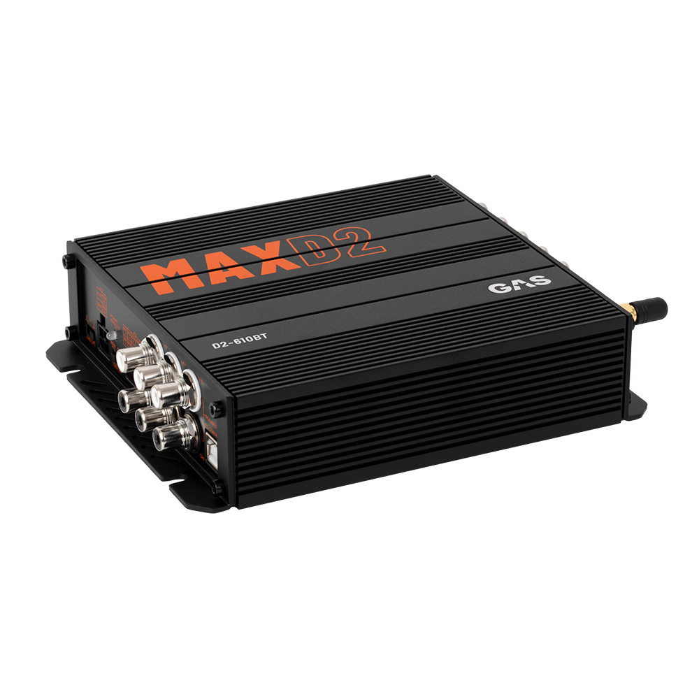 GAS MAX D2-610BT, 10-kanalig DSP med Bluetooth