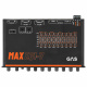 GAS MAX EQ1-7, 7-bands analog equalizer En 7-bands analog equalizer med olika justeringskontroller och utgångar.