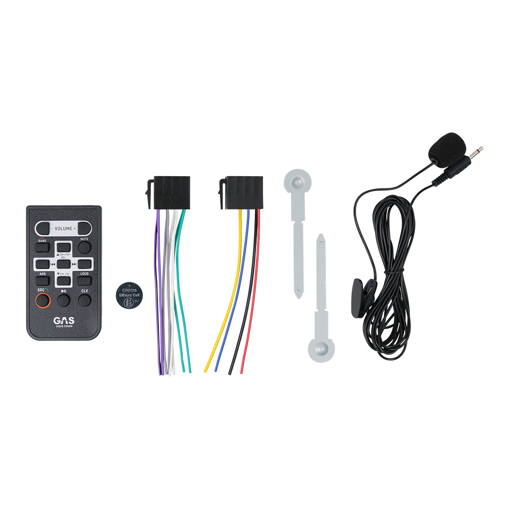 GAS MAX M140-BTX bilstereo med Bluetooth, 32-bit DSP och 3 par (4V) lågnivå, returexemplar