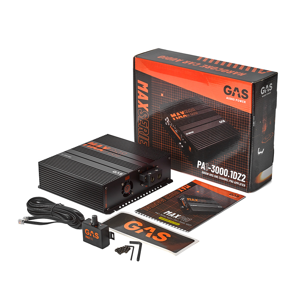 GAS MAX PA1-3000.1DZ2, kompakt och strömstarkt fullregistersteg, returexemplar