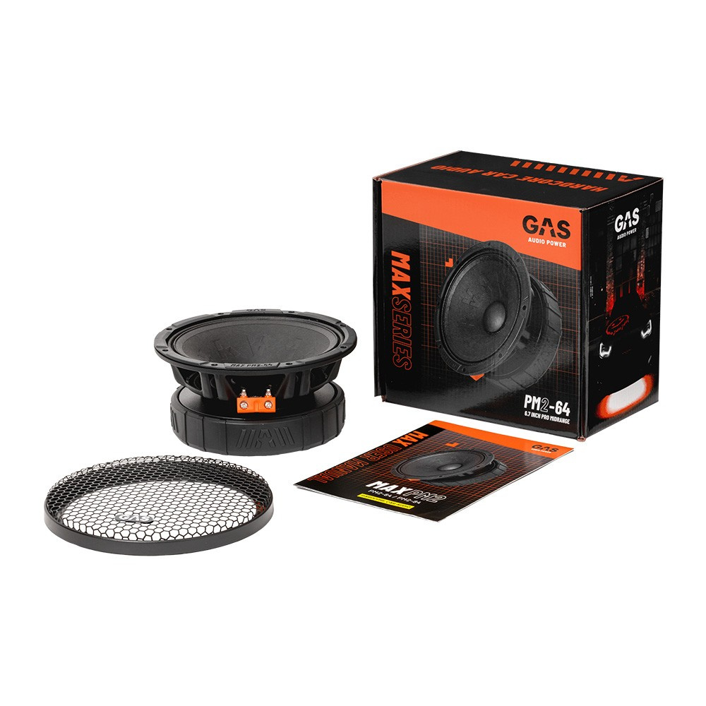 GAS MAX PM2-64, 6.7 tums bas/midbas, styck