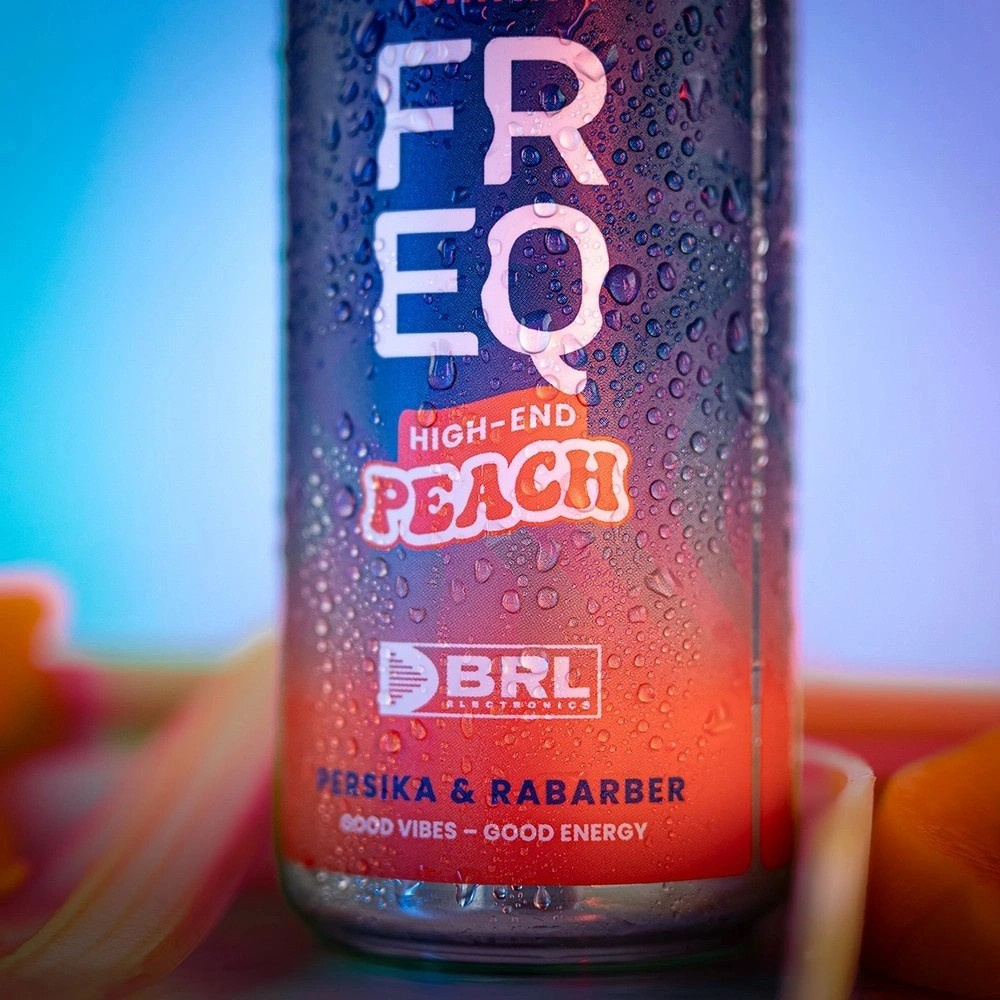 BRL FREQ High-End Peach, energidryck