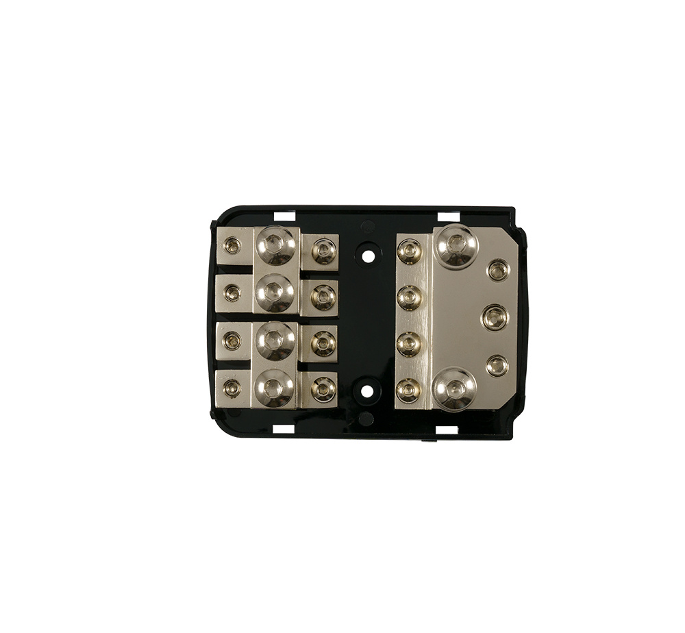 Säkringshållare med flera anslutningar för kablar 35mm²-50mm².