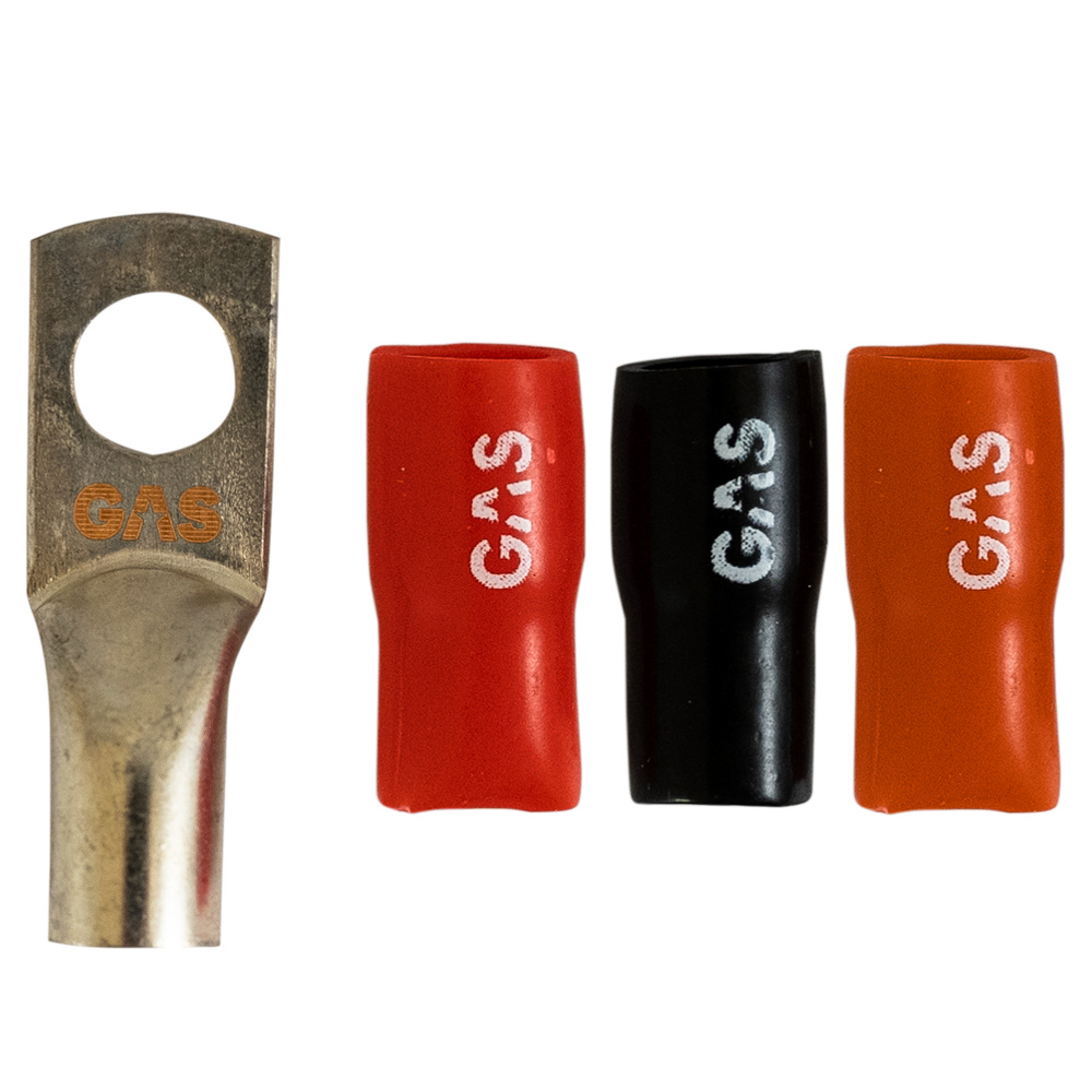 Kabelsko av koppar med täckskydd, inklusive färgade hylsor.