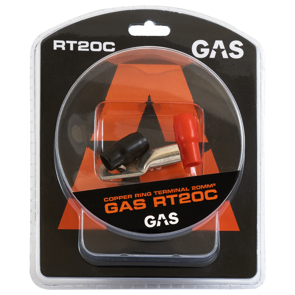 Koppar rörkabelsko med täckskydd, 20mm², i förpackning.