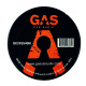 GAS högtalarkabel 2x2,5mm2 40m svart