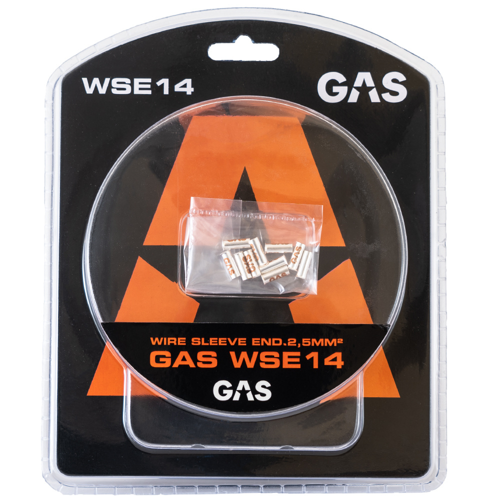 Kabelhylsor för 2.5mm²-kabel i 10-pack, för elektrisk anslutning.