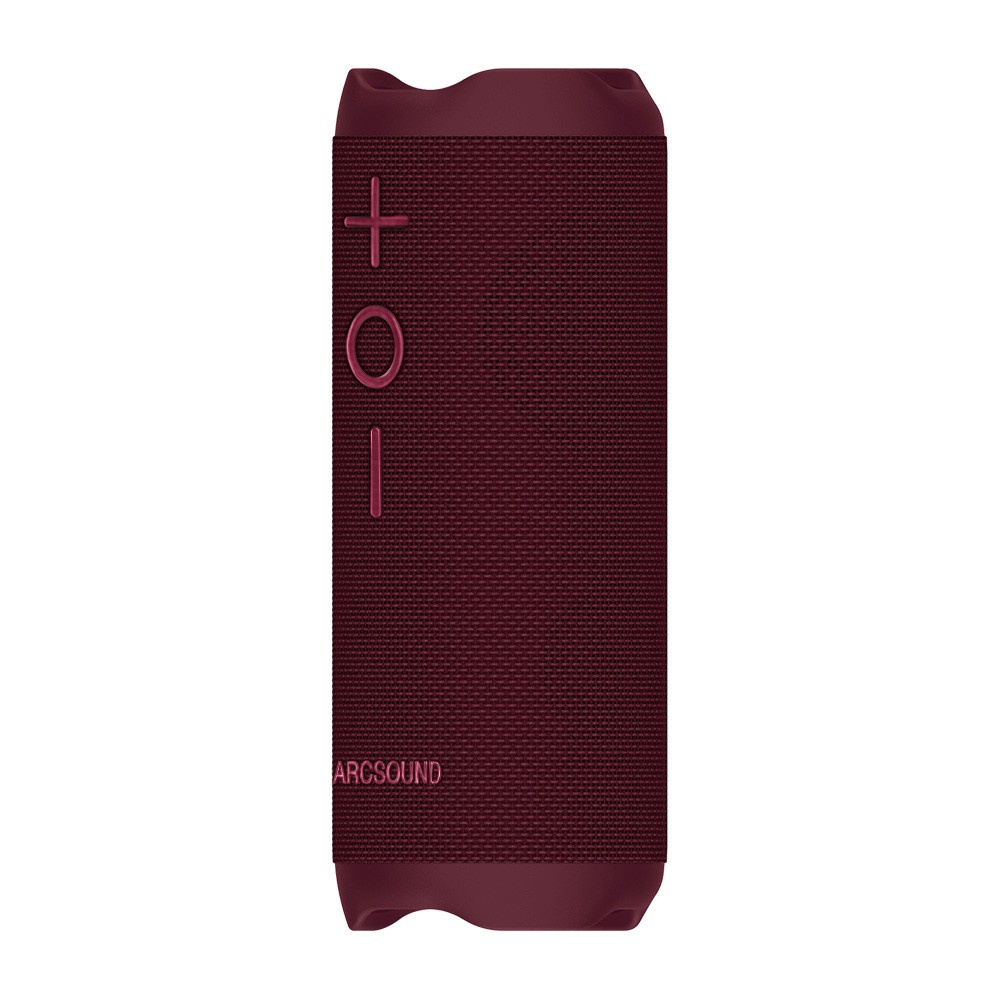 Arcsound EDGE Ruby Red kraftfull bärbar högtalare med Bluetooth