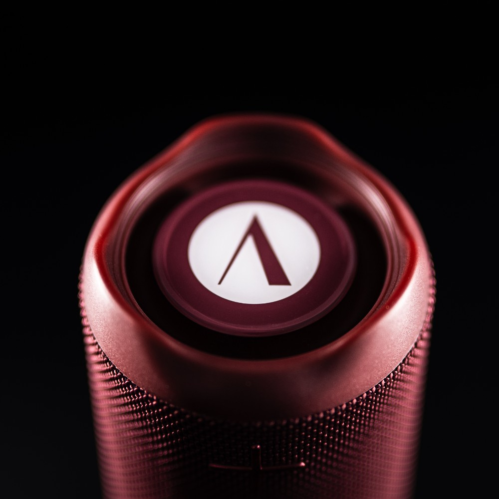 Arcsound EDGE Ruby Red kraftfull bärbar högtalare med Bluetooth