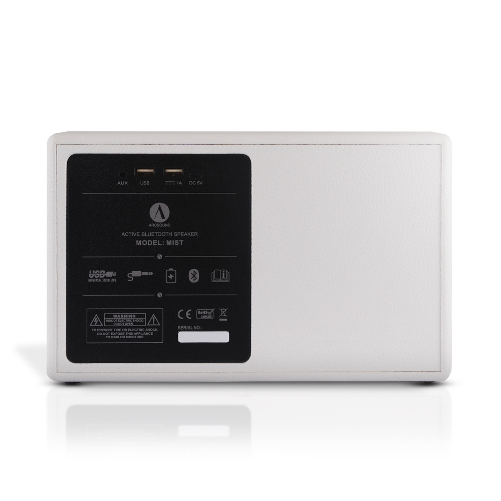 Arcsound Mist, bärbar Bluetooth-högtalare i vitt