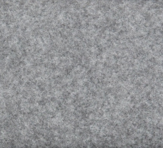 Grå högtalarmatta i filtmaterial, 2 meter lång.