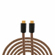 Proson Arctic HDMI-kabel 4K, 10 meter HDMI-kabel, 4K, 10 meter, med gyllene kontakter och flätad mantel.