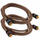 Proson Arctic RCA-kabel, 2 meter En 2-meter lång RCA-kabel med flätad yta och guldpläterade kontakter.