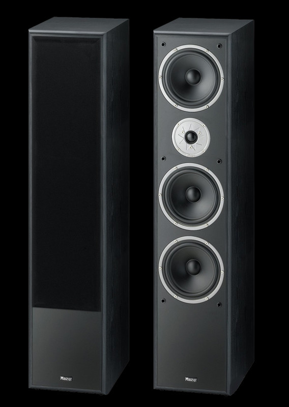 Magnat Monitor Supreme 1002 golvhögtalare, svart par
