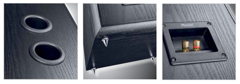 Magnat Monitor Supreme 1002 golvhögtalare, svart par