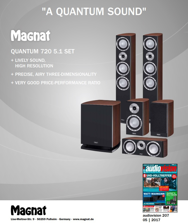 Magnat Quantum Sub 7230A, svart