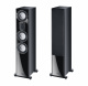 Magnat Signature 707 golvhögtalare, svart par Golvhögtalare i svart med tre element och elegant design.