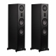 Magnat Signature 809 golvhögtalare, mattsvart par Två mattsvarta golvhögtalare med flera element.