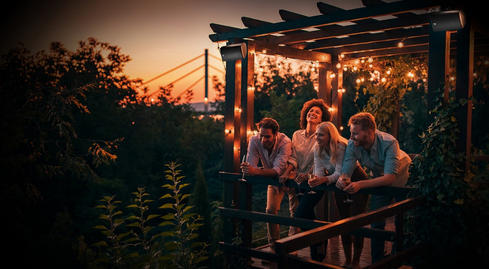 Magnat Symbol X 130 Utomhushögtalare, svart par